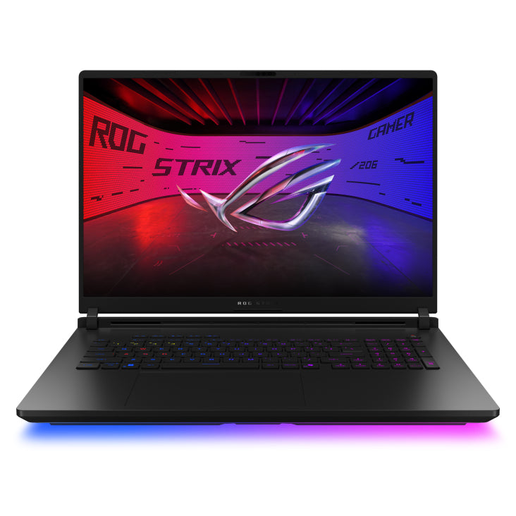 ASUS ROG Strix SCAR 18 G835LXG-TQ480X Intel Core Ultra 9 290HX Plus Laptop 45,7 cm (18") 4K Ultra HD 64 GB DDR5-SDRAM 2 TB SSD NVIDIA GeForce RTX 5090 Wi-Fi 7 (802.11be) Windows 11 Pro Schwarz