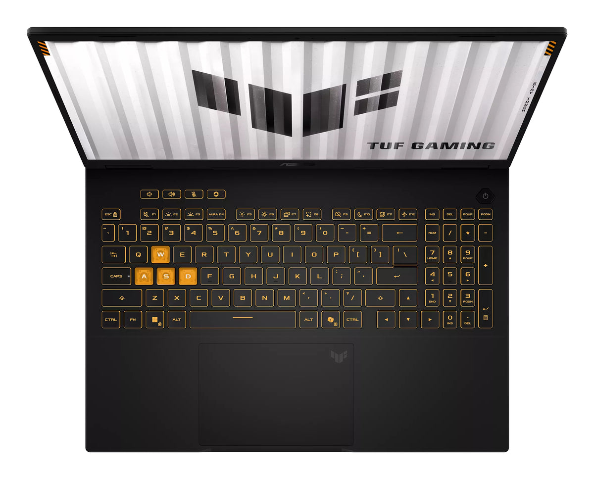 ASUS TUF Gaming FX610JP-TU004W Intel® Core™ i7 i7-14650HX Laptop 40,6 cm (16") WUXGA 16 GB DDR5-SDRAM 1 TB SSD NVIDIA GeForce RTX 5070 Laptop-GPU Wi-Fi 6 (802.11ax) Windows 11 Home Schwarz