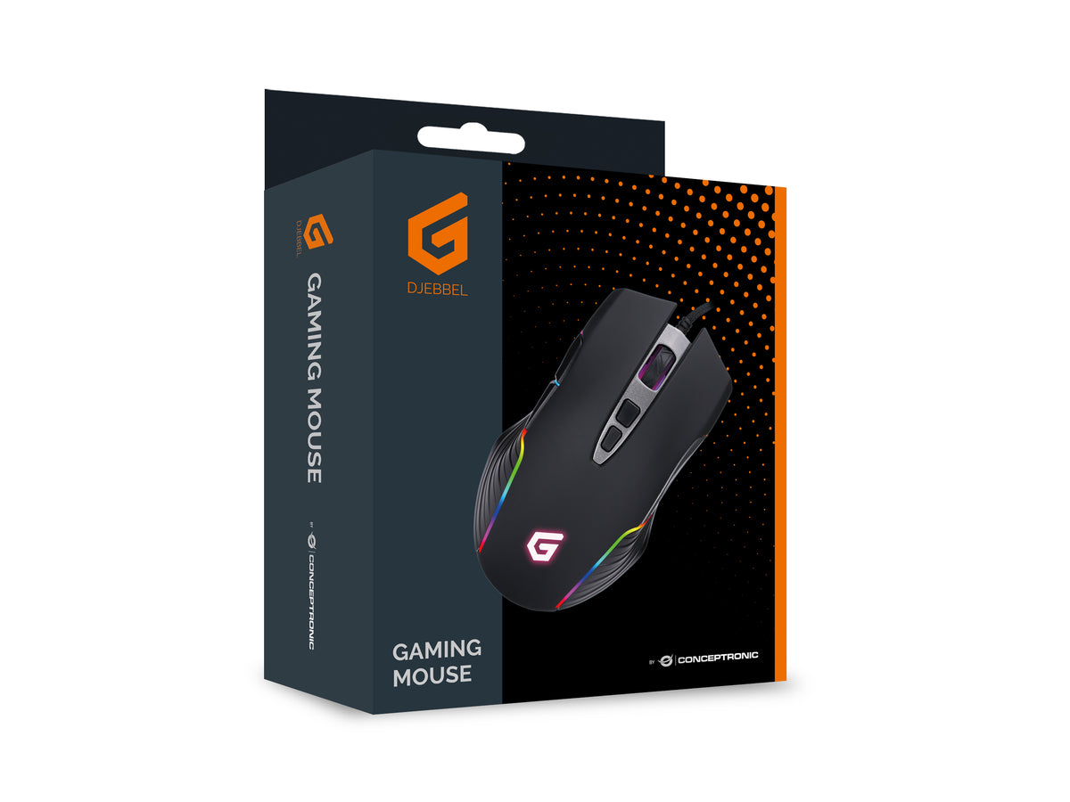 Conceptronic 7D Gaming USB Maus, 7200 DPI