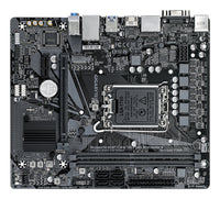 GIGABYTE H610M S2H V3 DDR4 Mainboard - Unterstützt Intel Core Prozessoren 14th CPUs, 4+1+1 Hybrid Digital VRM, up to 3200MHz DDR4, 1xPCIe 3.0 M.2, GbE LAN , USB 3.2 Gen 1
