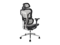 Equip Ergonomischer Premium-Bürostuhl mit Kopfstütze und Armlehnen, Grau