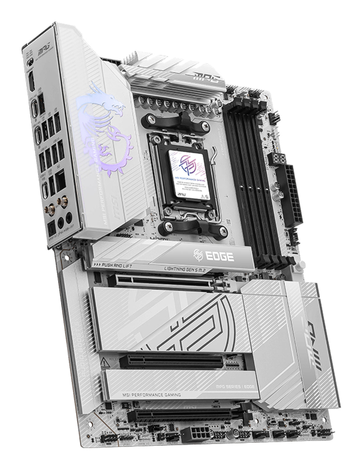 MSI MPG X870E EDGE TI WIFI Motherboard AMD X870E Sockel AM5 ATX