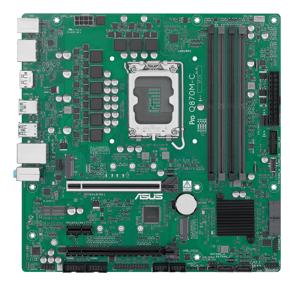ASUS PRO Q870M-C-CSM Intel Q870 LGA 1851 (Socket V1) micro ATX