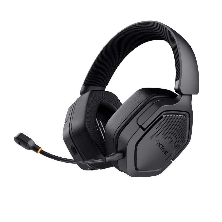 Trust GXT 493PS Carus Kopfhörer Verkabelt & Kabellos Kopfband Gaming Bluetooth Schwarz