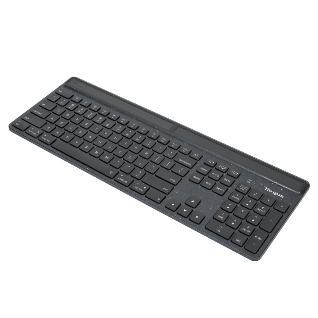 Targus Sustainable Energy Harvesting EcoSmart Tastatur Universal Bluetooth QWERTY Nordisch Schwarz