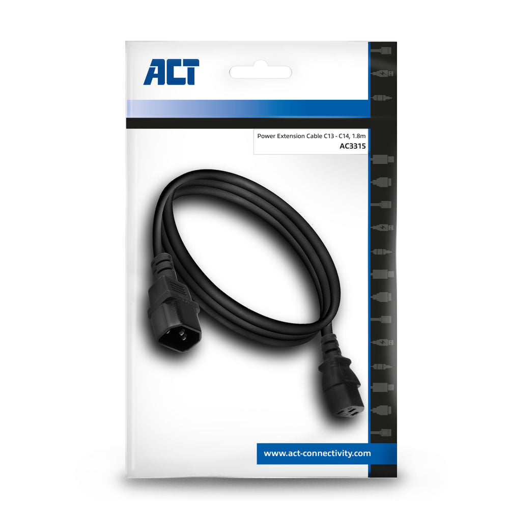 ACT Stromverlängerungskabel, 1,8 m