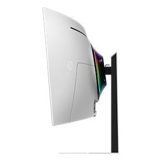 Samsung G95SC Computerbildschirm 124,5 cm (49") 5120 x 1440 Pixel Dual QHD OLED Silber