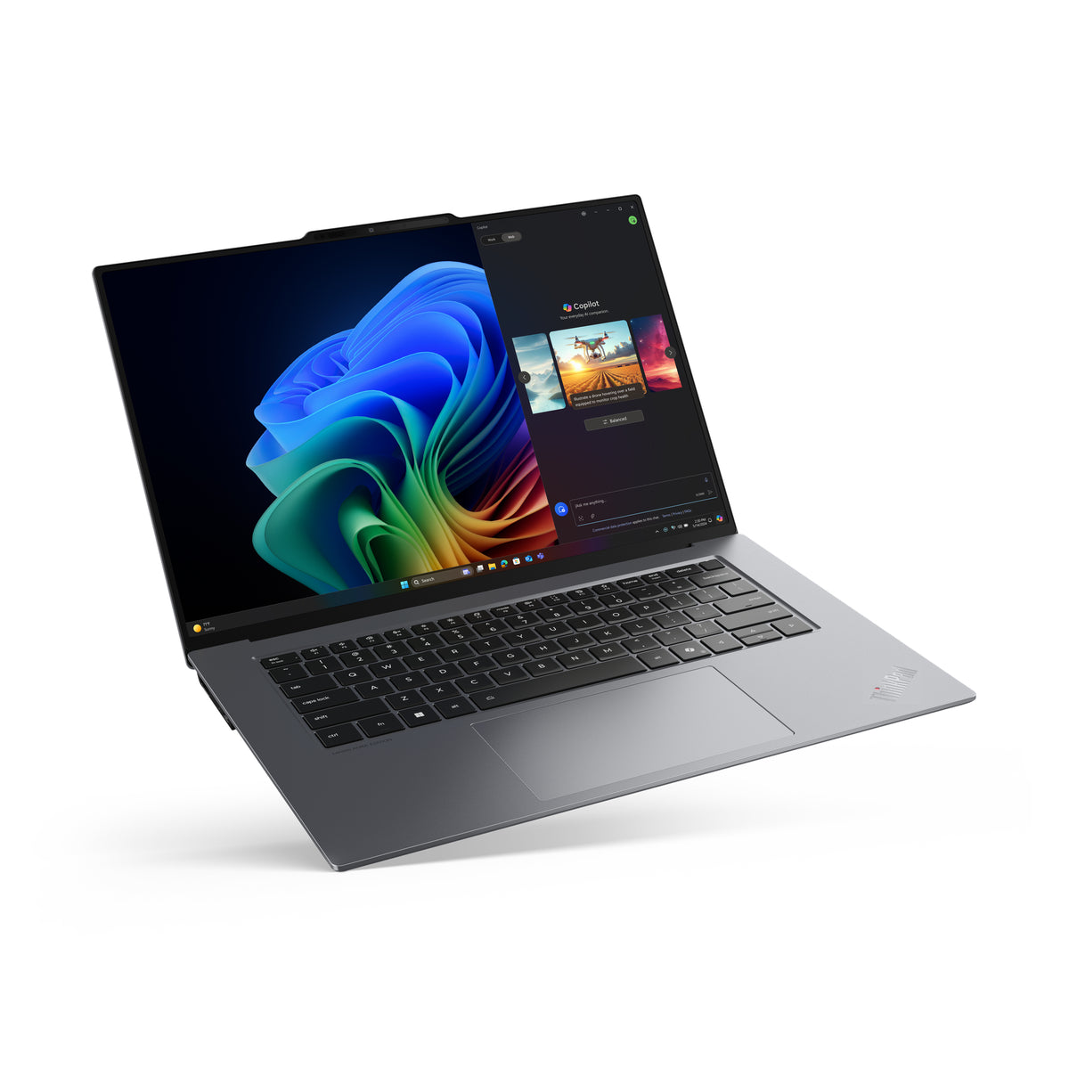Lenovo ThinkPad X9-15 Gen 1 Copilot+ PC Intel Core Ultra 7 258V Laptop 38,9 cm (15.3") Touchscreen 2.8K 32 GB LPDDR5x-SDRAM 1 TB SSD Wi-Fi 7 (802.11be) Windows 11 Pro Deutsch Grau