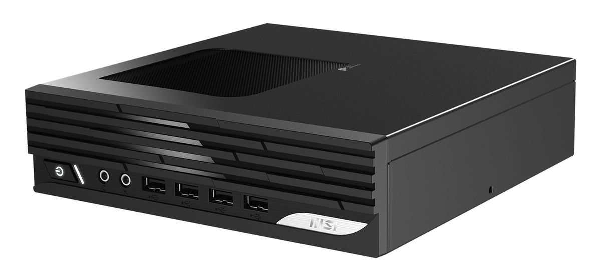 MSI Pro DP21 13M-1070EU PC/Workstation Intel® Core™ i3 i3-13100 8 GB DDR4-SDRAM 256 GB SSD Windows 11 Pro Mini PC Mini-PC Schwarz