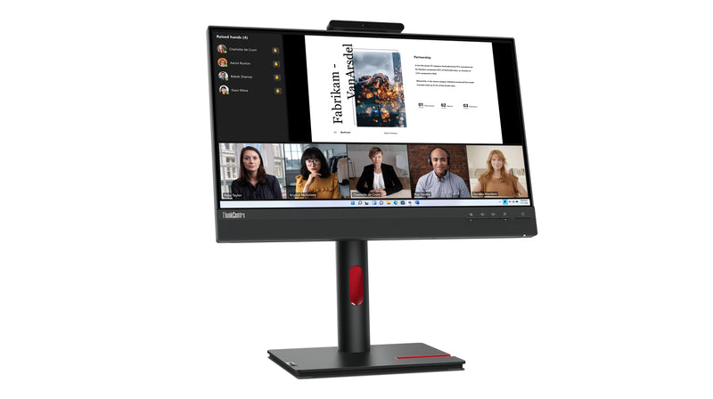 Lenovo ThinkCentre Tiny-In-One 22 Gen 5 Computerbildschirm 54,6 cm (21.5") 1920 x 1080 Pixel Full HD LED Touchscreen Schwarz