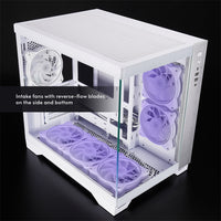 Chieftec Visio White GM-30W-TG-OP white Tempered Glass x 2