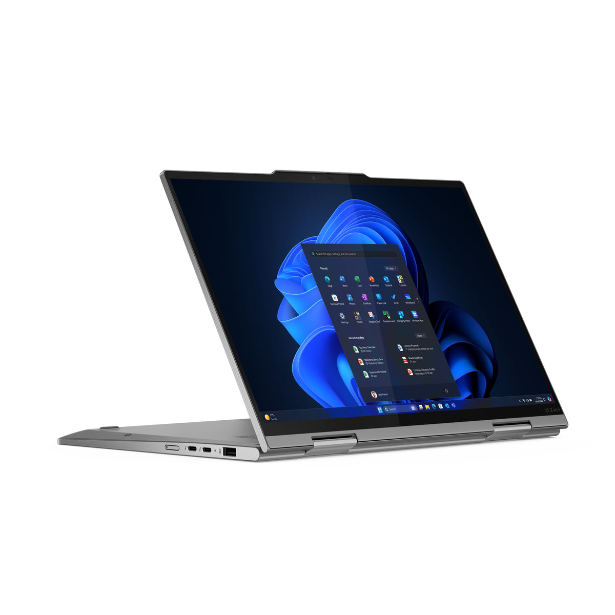 Lenovo ThinkPad X1 2-in-1 Gen 10 Aura Edition Copilot+ PC Intel Core Ultra 7 258V Hybrid (2-in-1) 35,6 cm (14") Touchscreen WUXGA 32 GB LPDDR5x-SDRAM 1 TB SSD Wi-Fi 7 (802.11be) Windows 11 Pro Grau Deutsch