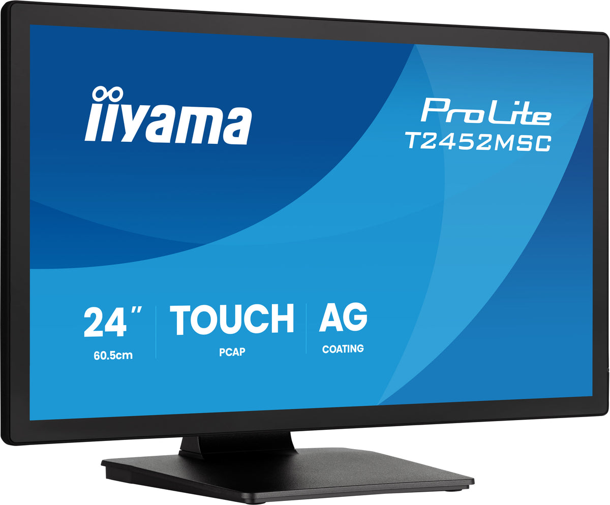 iiyama ProLite T2452MSC-B2AG Computerbildschirm 61 cm (24") 1920 x 1080 Pixel Full HD LED Touchscreen Schwarz