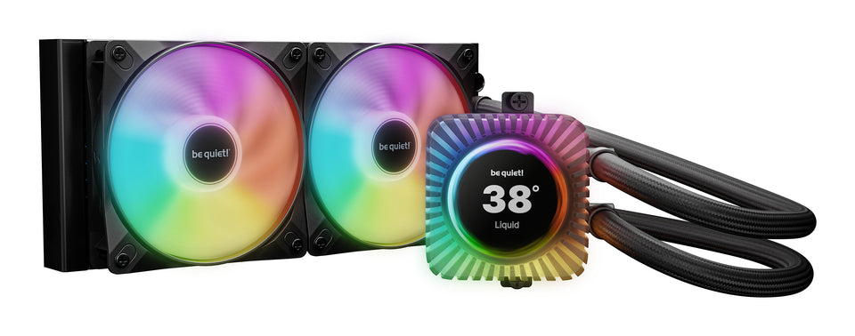 be quiet! Light Loop IO LCD 240 mm Noir