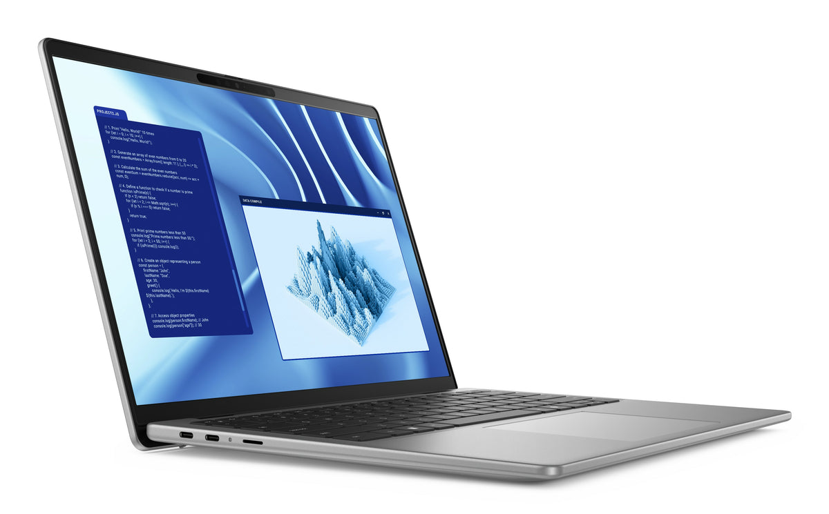 DELL Latitude 7455 Copilot+ PC Snapdragon X1E-80-100 Laptop 35,6 cm (14") Touchscreen Quad HD+ 32 GB LPDDR5x-SDRAM 512 GB SSD Wi-Fi 7 (802.11be) Windows 11 Pro Schweiz Grau