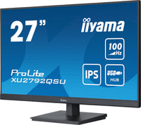 iiyama ProLite Computerbildschirm 68,6 cm (27") 2560 x 1440 Pixel Quad HD LED Schwarz