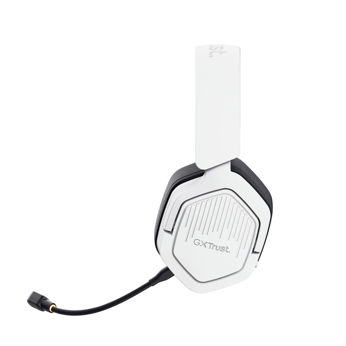 Trust GXT 493W Carus Kopfhörer Verkabelt & Kabellos Kopfband, Helm Gaming USB Type-C / USB Type-A Bluetooth Weiß