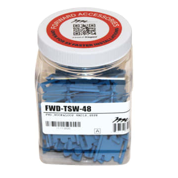 Middle Atlantic FWD-TSW-48 Kabel-Organizer Blau 48 Stück(e)