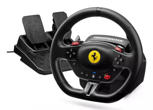 Thrustmaster T98-P Ferrari 296 GTB Schwarz USB Lenkrad + Pedale Analog / Digital PC, PlayStation 4, PlayStation 5