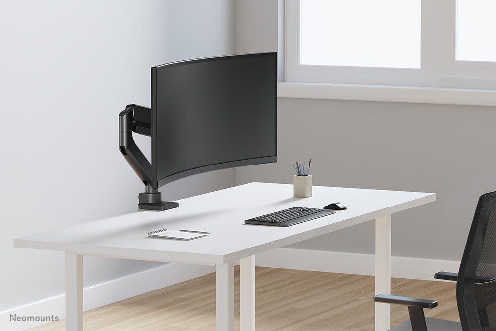 Neomounts DS70PLUS-450BL1 Monitorarm 17-49" - Gasfeder - Topfix - 180°-Stopp