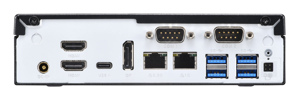 Shuttle Slim PC DB860 , S1851, 2x HDMI, 1x DP, 1x USB-C (DP), 1x 2.5", 1x M.2, 2x LAN (Intel 1G + 2.5G), 2x COM, 24/7 Dauerbetrieb, inkl. VESA