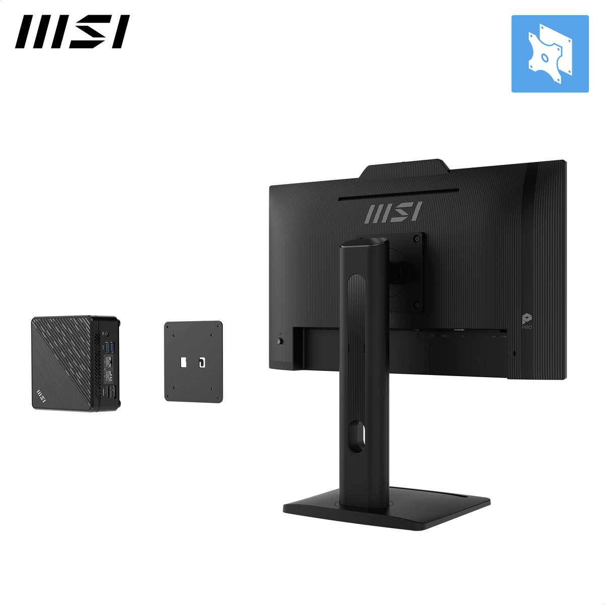 MSI Pro MP242PMG Computerbildschirm 60,5 cm (23.8") 1920 x 1080 Pixel Full HD LCD Schwarz