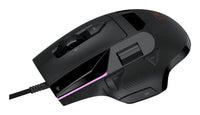 Turtle Beach Command Series MC3 Wired Gaming-Maus - optischer Owl-Eye-Sensor mit 30.000 DPI, 4D-Scrollrad, 1.000-Hz-Abtastrate, Titan Optical Switches, RGB-Beleuchtung
