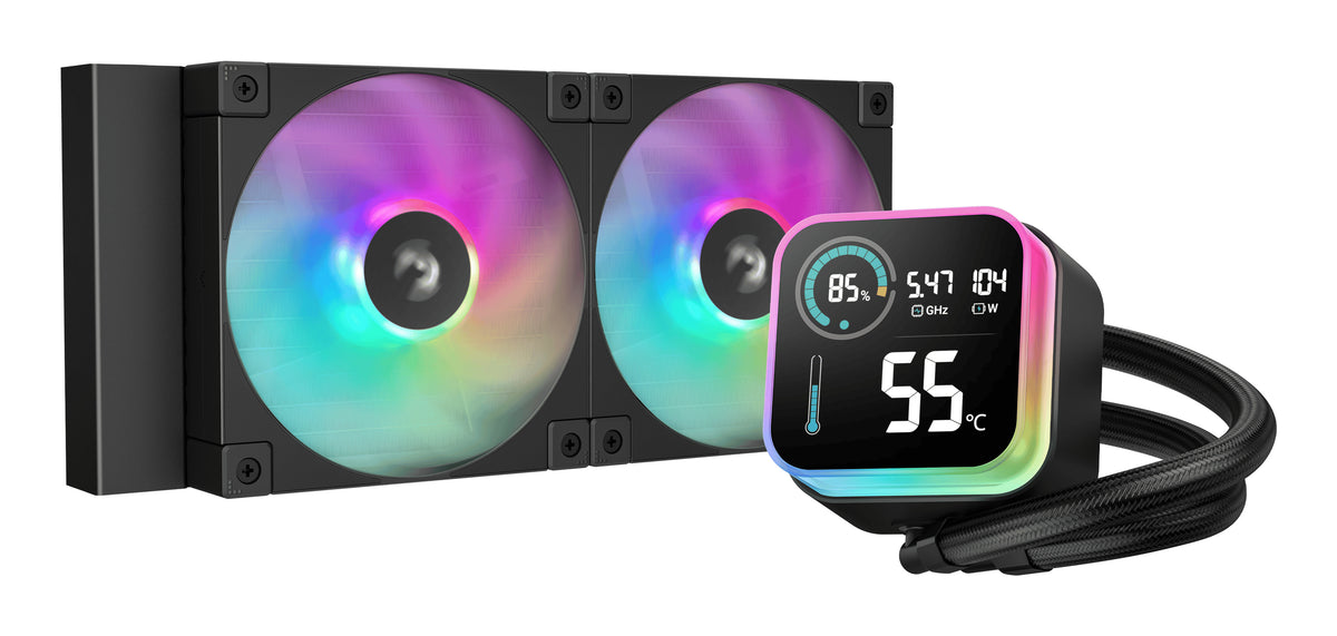 DeepCool LQ240 Processor Liquid Cooling 12 cm Black 1 pc(s)