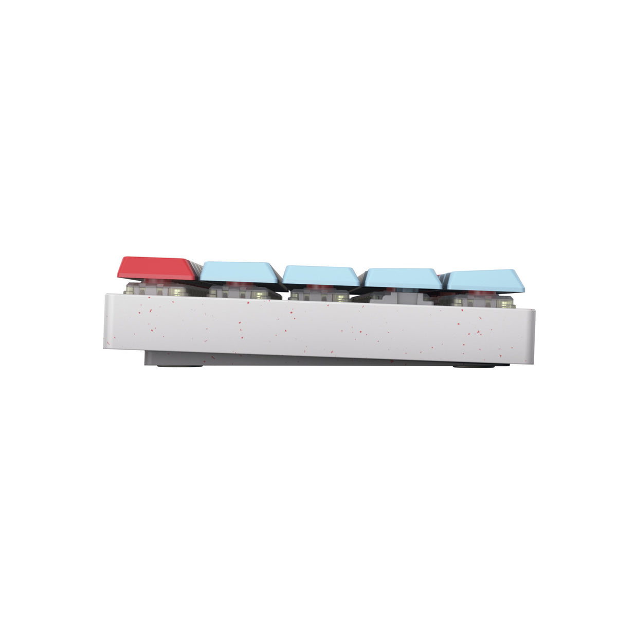 CHERRY MX-LP 2.1 Compact Wireless Tastatur Gaming RF Wireless + Bluetooth QWERTZ Deutsch Weiß