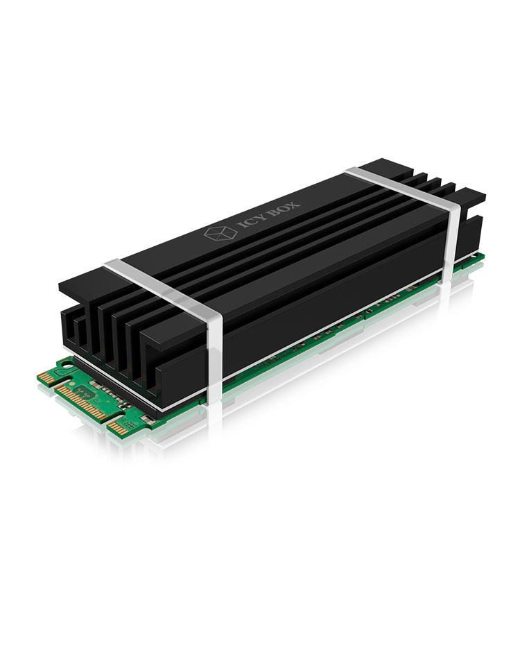 ICY BOX IB-M2HS-70, Kühlkörperset für M.2 2280 SSD, Aluminium, 10 mm dick