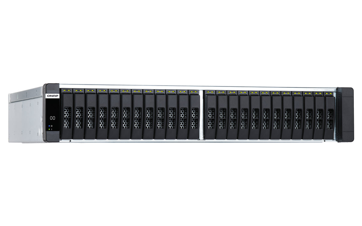 QNAP ES2486dc NAS Rack (2U) Intel® Xeon® D D-2142IT 96 GB DDR4 0 TB QNAP Enterprise System Schwarz