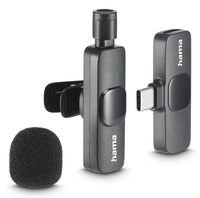 Hama Smart Wireless Schwarz Lavalier-/Aufsteckmikrofon