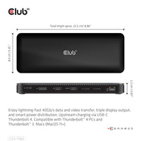 CLUB3D Club 3D, Dockingstation TB4 12 in 1