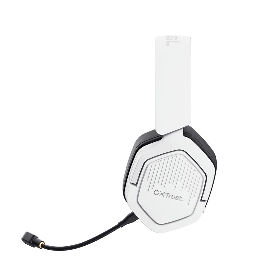 Trust GXT 493PS Carus Kopfhörer Verkabelt & Kabellos Kopfband Gaming Bluetooth Weiß