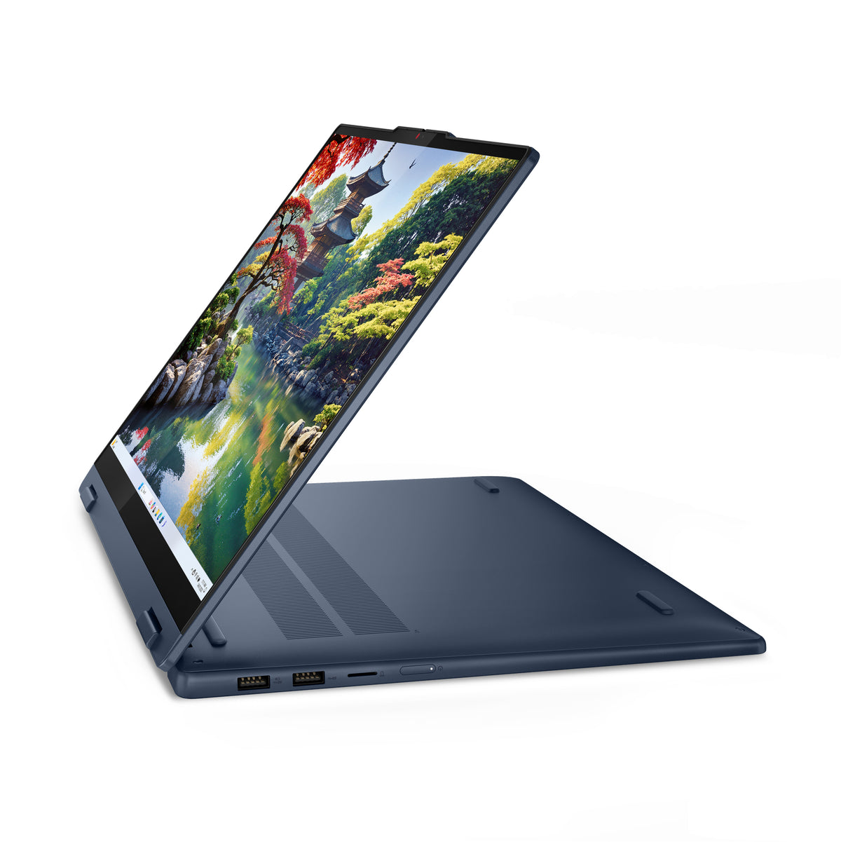 Lenovo IdeaPad 5 2-in-1 16IAL10 Intel Core Ultra 5 225U Hybrid (2-in-1) 40,6 cm (16") Touchscreen WUXGA 16 GB LPDDR5x-SDRAM 512 GB SSD Wi-Fi 6 (802.11ax) Windows 11 Home Schweiz Blau