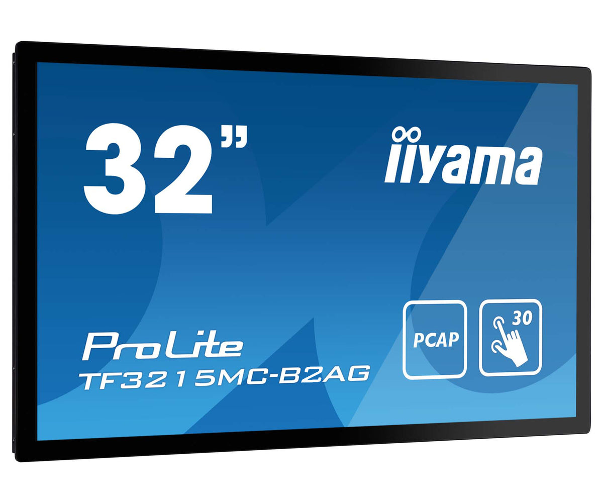 iiyama ProLite TF3215MC-B2AG Computerbildschirm 80 cm (31.5") 1920 x 1080 Pixel Full HD LED Touchscreen Kiosk Schwarz
