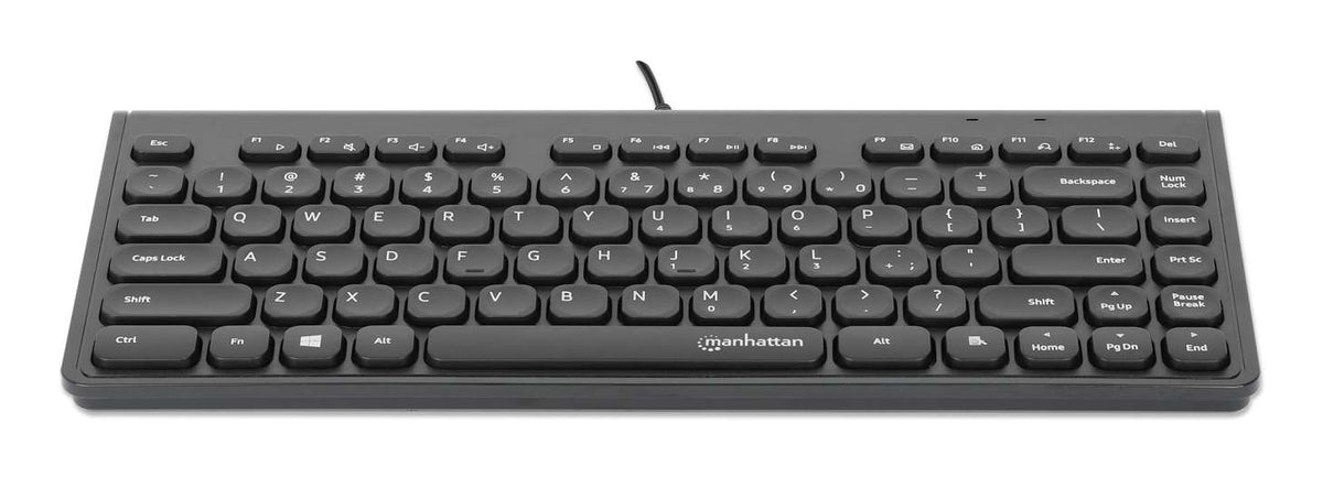 Manhattan 180702 Tastatur Büro USB QWERTY Schwarz