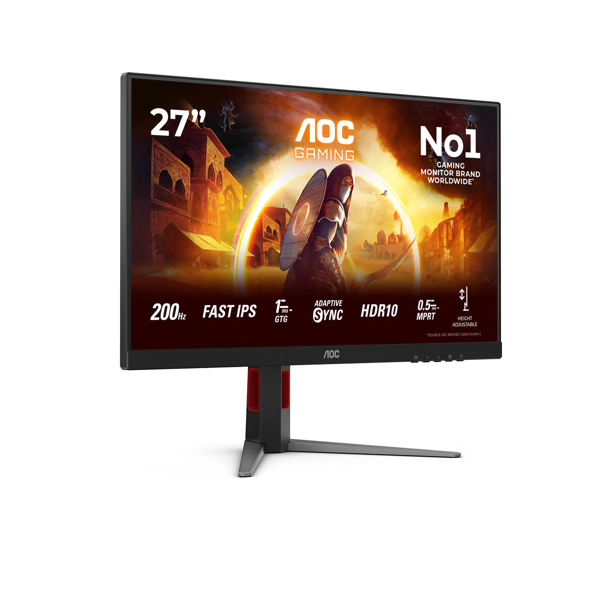 AOC G4 27G4HA Computerbildschirm 68,6 cm (27") 1920 x 1080 Pixel Full HD LED Schwarz, Rot