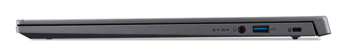 Acer Aspire 16 A16-71M-77HE Intel Core Ultra 7 155H Laptop 40,6 cm (16") WUXGA+ 16 GB LPDDR5x-SDRAM 512 GB SSD Wi-Fi 6 (802.11ax) Windows 11 Home Grau