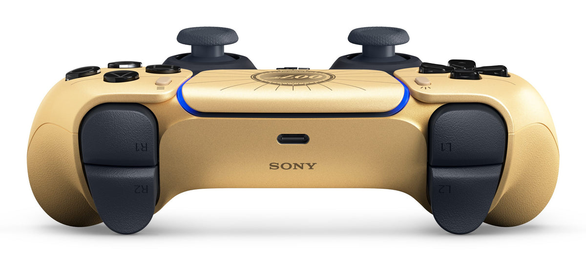 Sony Interactive Entertainment DualSense Wireless Controller – 007 First Light Limited Edition Schwarz, Gold Bluetooth/USB Gamepad Analog / Digital PlayStation 5, Android, MAC, PC, iOS