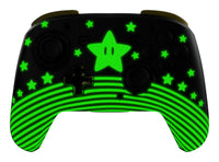 Turtle Beach Rematch Wireless Controller: Super Mario Star – Nintendo Switch, Lite und OLED, leuchtet im Dunkeln, aufladbare Batterie, Offiziell Lizenziert von Nintendo