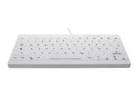 Contour Design Active Key Contour QuickClean Medizinische Tastatur Abnehmbare Abdeckung Mini Kabelgebunden Weiß DE C4112