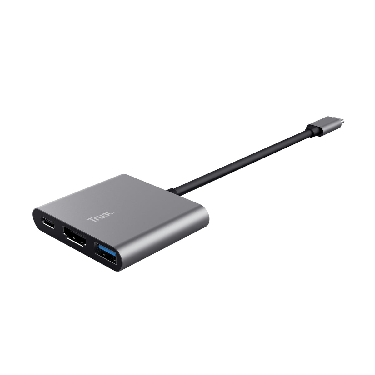 Trust Dalyx USB 3.2 Gen 1 (3.1 Gen 1) Type-C Aluminium, Schwarz