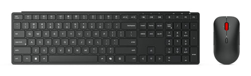 Lenovo 4X31S04814 Tastatur Maus enthalten Büro RF Wireless + Bluetooth Deutsch Schwarz