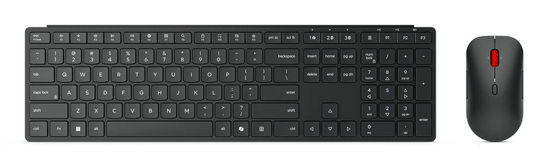 Lenovo 4X31S04814 Tastatur Maus enthalten Büro RF Wireless + Bluetooth Deutsch Schwarz