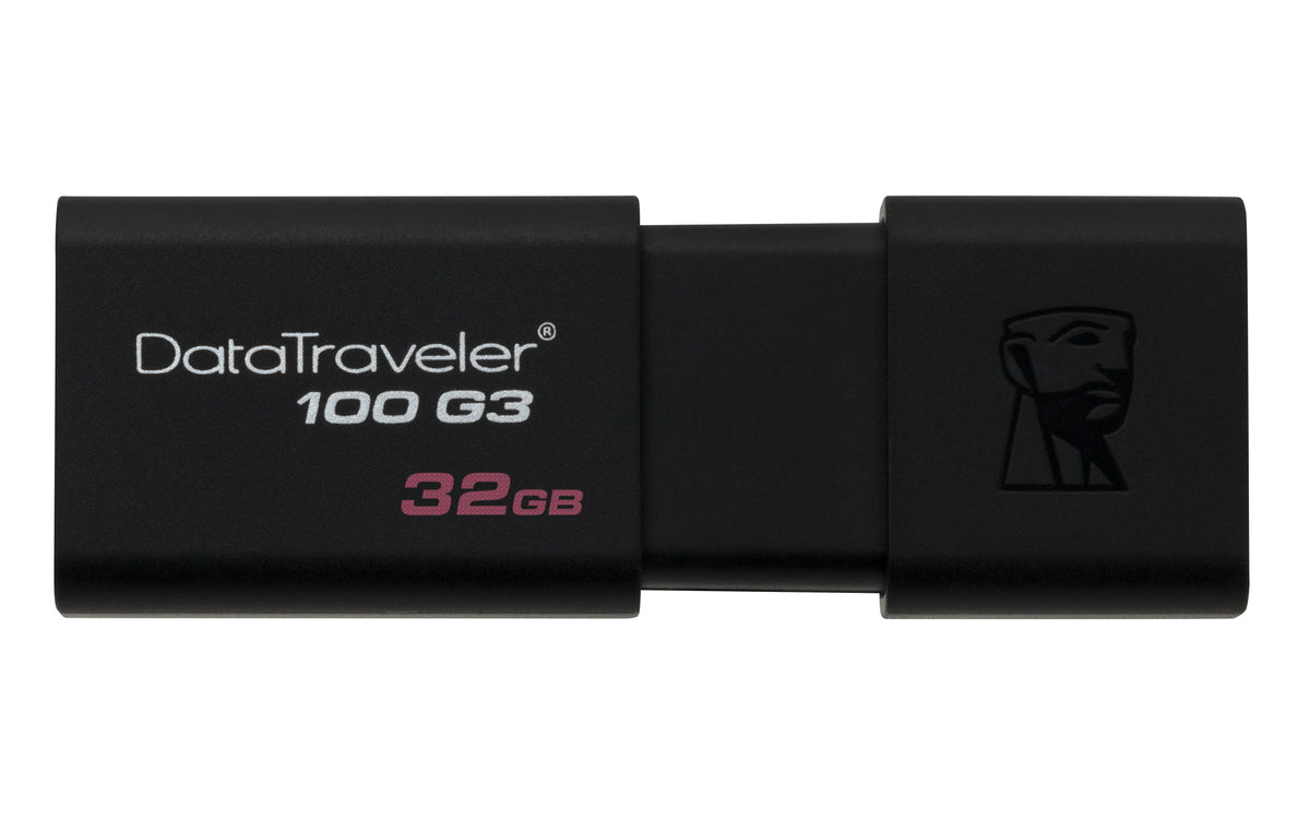 Kingston Technology DataTraveler 100 G3 USB-Stick 32 GB USB Typ-A 3.2 Gen 1 (3.1 Gen 1) Schwarz