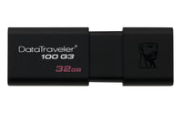 Kingston Technology DataTraveler 100 G3 USB-Stick 32 GB USB Typ-A 3.2 Gen 1 (3.1 Gen 1) Schwarz