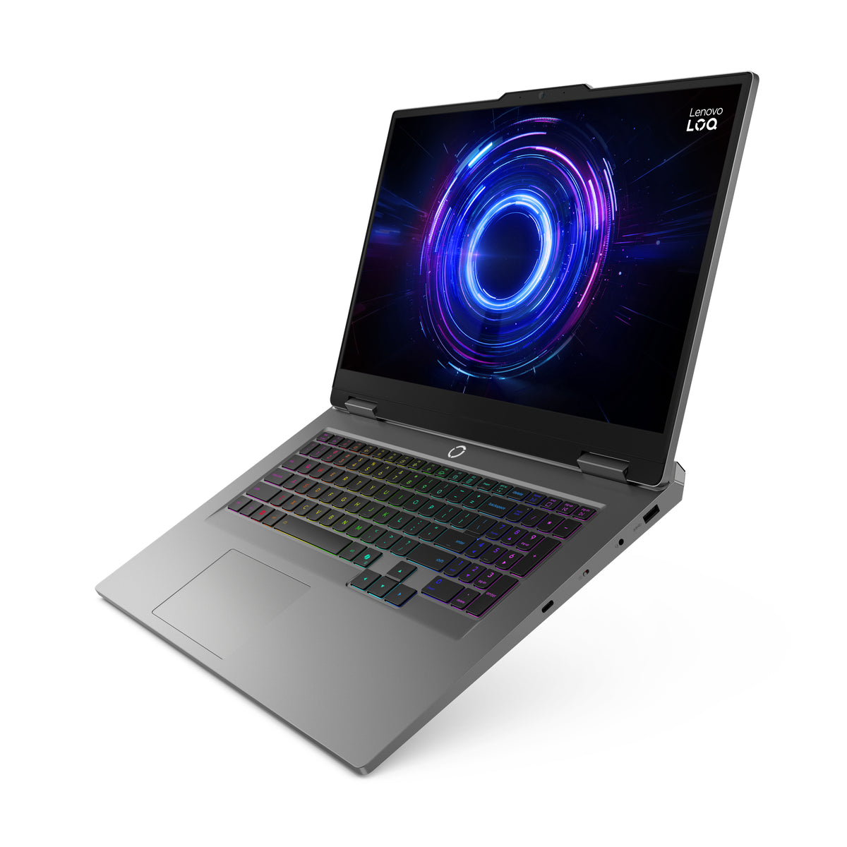 Lenovo LOQ 17IRX10 Intel® Core™ i7 i7-14700HX Laptop 43,9 cm (17.3") Full HD 16 GB DDR5-SDRAM 512 GB SSD NVIDIA GeForce RTX 5060 Wi-Fi 6 (802.11ax) Windows 11 Home Grau Deutsch
