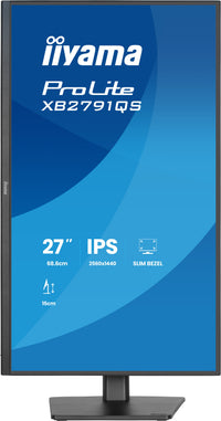 iiyama ProLite XB2791QS-B1 Computerbildschirm 68,6 cm (27") 2560 x 1440 Pixel Quad HD LED Schwarz