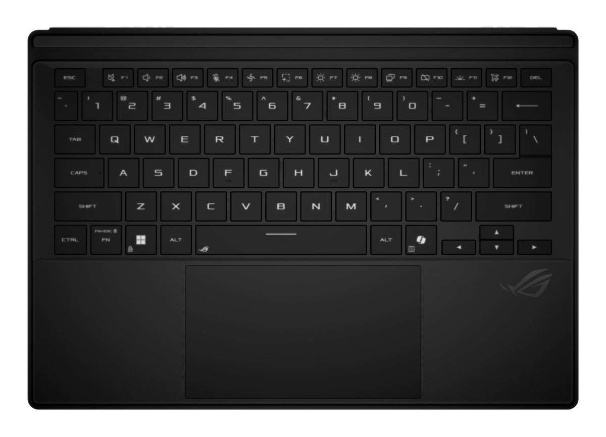 ASUS ROG Flow Z13 GZ302EA-RU074W AMD Ryzen AI Max+ 395 Laptop 34 cm (13.4") Touchscreen WQXGA 32 GB LPDDR5x-SDRAM 1 TB SSD Wi-Fi 7 (802.11be) Windows 11 Home Deutsch Schwarz